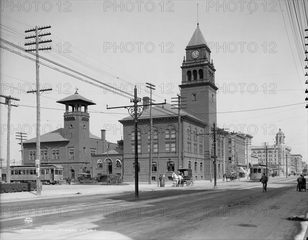 City Hall, Atlantic City, N.J., between 1900 and 1910. Creator: Unknown.