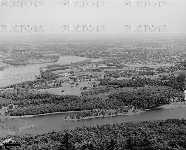 Holyoke and Connecticut River, Holyoke, Mass., c1908. Creator: Unknown.