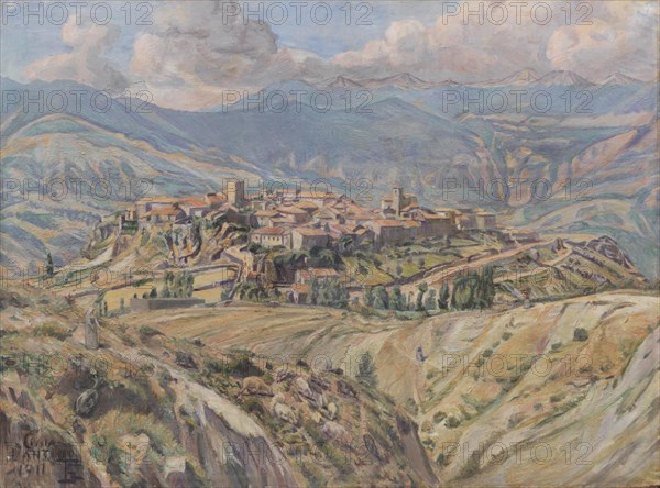 Cività d'Antino in the Abruzzi, 1911. Creator: Poul S. Christiansen.