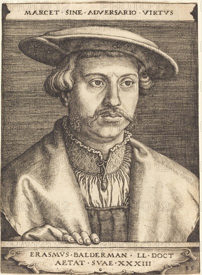 Erasmus Balderman, 1535. Creator: Barthel Beham.