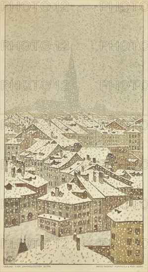 Bern in Winter, 1911. Creator: Colombi, Plinio (1873-1951).