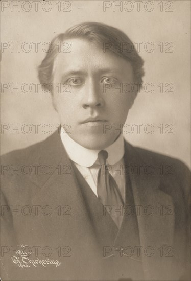 Portrait of the composer and conductor André Caplet (1878-1925), 1910. Creator: Photo studio Elmer Chickering, Boston  .