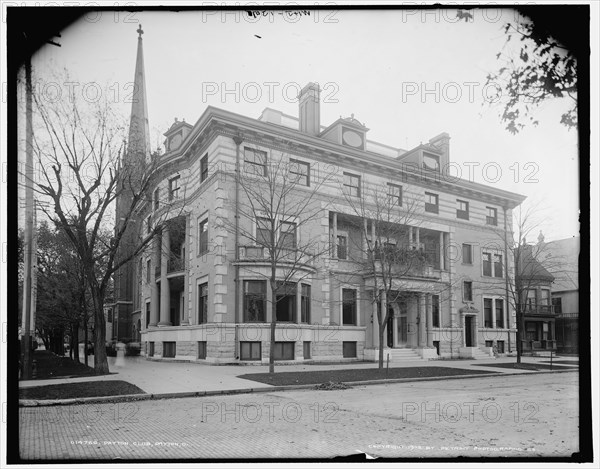 Dayton Club, Dayton, Ohio, c1902. Creator: William H. Jackson.