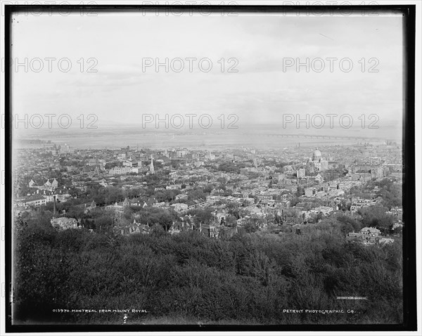 Montreal from Mount Royal, c1900. Creator: Unknown.