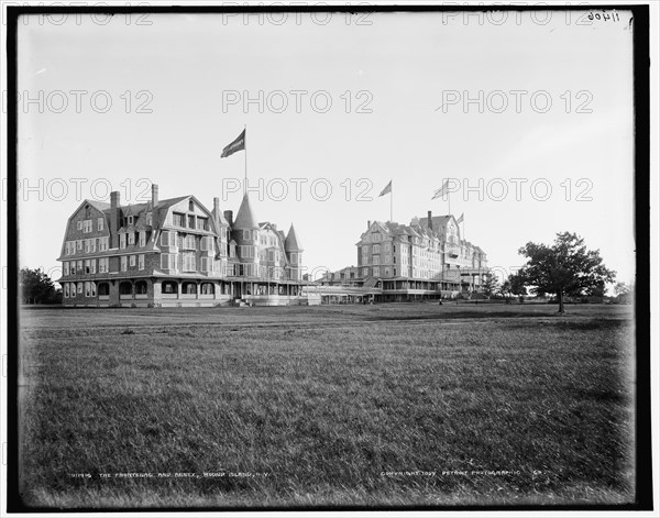 The Frontenac and annex, Round Island, N.Y., c1899. Creator: Unknown.