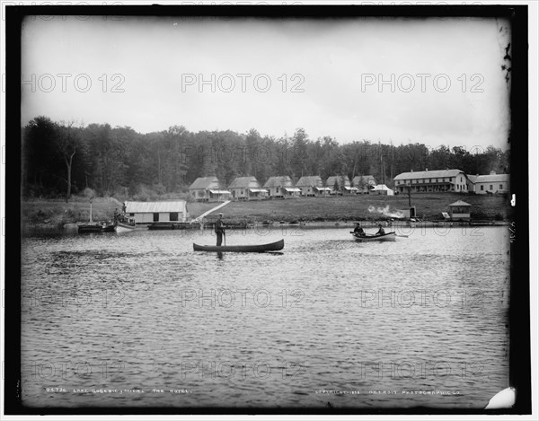 Lake Gogebic, Mich., the hotel, c1898. Creator: Unknown.