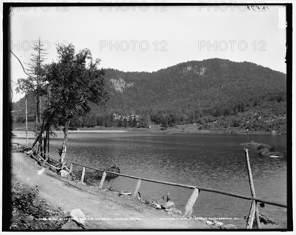 Lake Glorietta [sic] and the Balsams, Dixville Notch, c1900. Creator: Unknown.