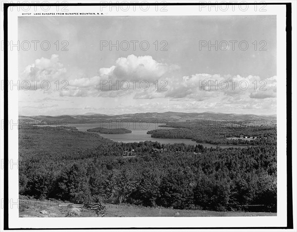 Lake Sunapee from Sunapee Mountain, N.H., c1900. Creator: Unknown.