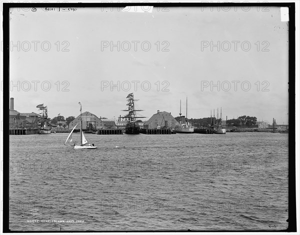 Charlestown Navy Yard, Charlestown, Mass., c1900. Creator: Unknown.