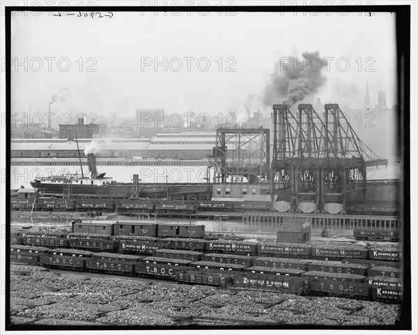 Water front, Toledo, Ohio, between 1900 and 1910. Creator: Unknown.