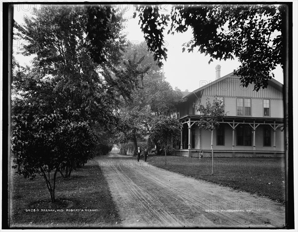 Neenah, Wis., Robert's Resort, between 1880 and 1899. Creator: Unknown.