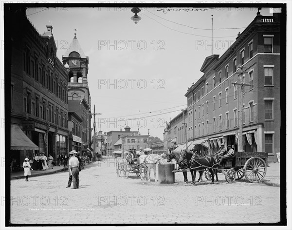 The Square, Bellows Falls, Vt., c1907. Creator: Unknown.