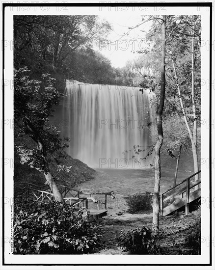 Minnehaha Falls, Minneapolis, Minn., c1908. Creator: Unknown.