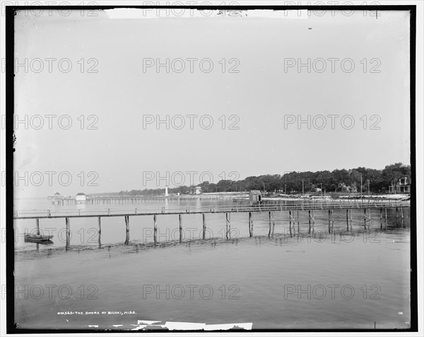 The Shore at Biloxi, Miss., c1901. Creator: Unknown.