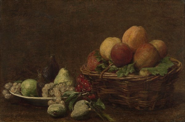 Still Life with Fruit, c.1880-c.1890. Creator: Henri Fantin-Latour.