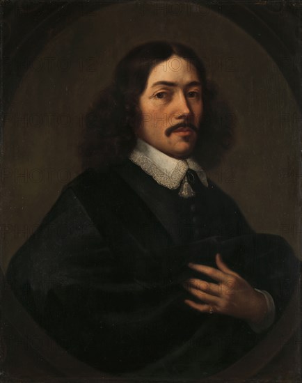 Portrait of a Man, thought to be Bartholomeus Vermuyden (1616/17-1650), 1650. Creator: Dirck Craey.