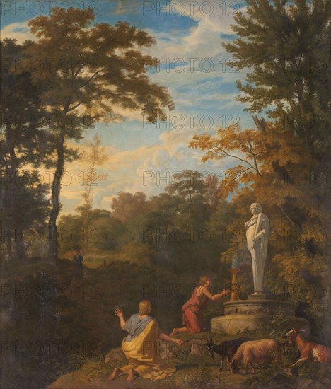 Arcadian Landscape, 1680-1726. Creator: Johannes Glauber.