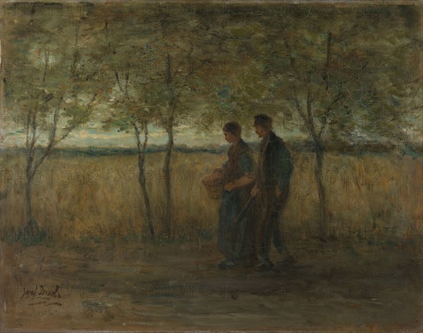 Turning homewards', 1860-1911. Creator: Jozef Israels.