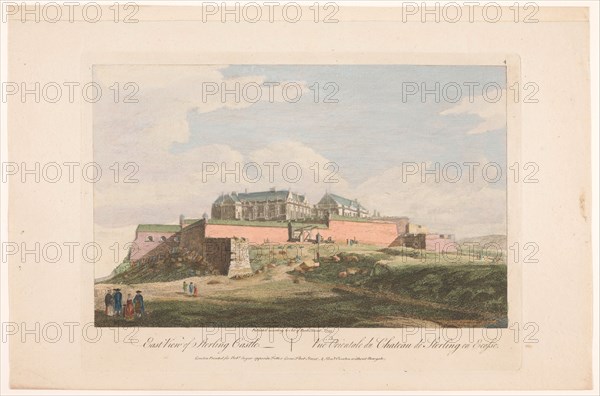 East view of Sterling Castle, Scotland, 1753. Creator: Paul Sandby.