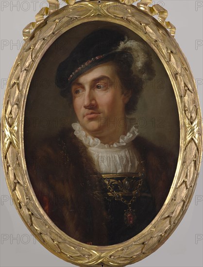 Portrait of Alexander Jagiellon (1461-1506), King of Poland and Grand Duke of Lithuania, 1768-1771. Creator: Bacciarelli, Marcello (1731-1818).