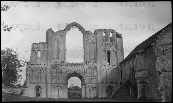 Priory of St Mary, St Peter, And St Paul, Castle Acre, King's Lynn And West Norfolk, 1940-1949. Creator: Ethel Booty.