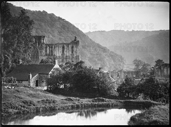 Rievaulx Abbey, Rievaulx, Ryedale, North Yorkshire, 1924-1929. Creator: Marjory L Wight.