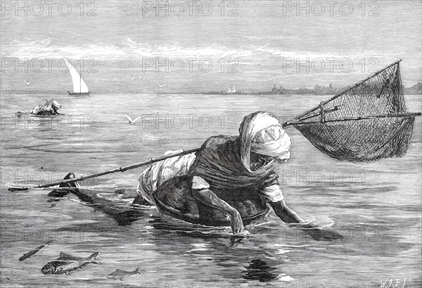 The Royal Visit to India: Pala Fishermen on the Indus, 1876. Creator: Unknown.