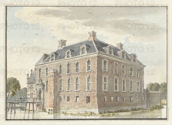 The House in Baek, 1743. Creator: Jan de Beyer.