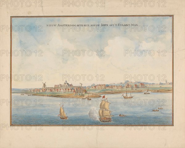 View of Manhattan. c.1660. Creator: Anon.