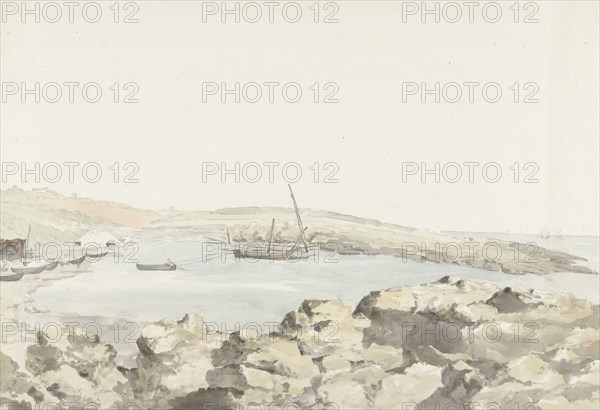 View of the port from via Luogovivo, 1778. Creator: Louis Ducros.