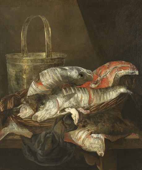 Still Life with Haddocks and Plaice. Creator: Abraham van Beyeren.