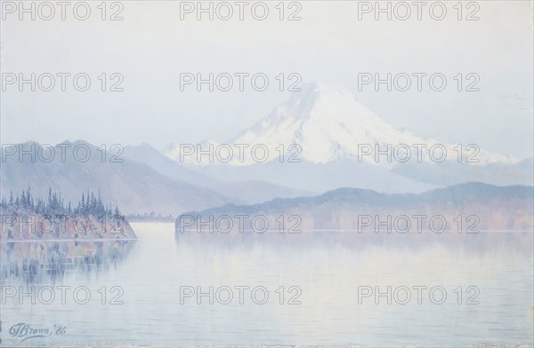 View of Mt. Rainier (image 2 of 2), 1886. Creator: Grafton Tyler Brown.