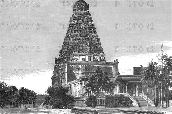 'The Great Entrance Gate of the Pagoda of Tanjore; Notes on the Ancient Temples of India', 1875. Creator: Unknown.