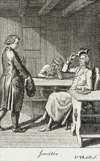 Plate 3 for J.G. Muller's 'Siegfried von Lindenberg', 1783. Creator: Daniel Nikolaus Chodowiecki.