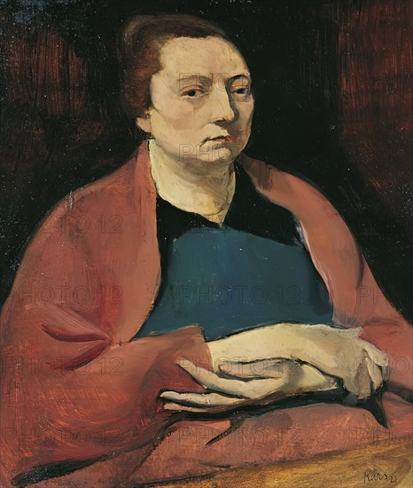 Artist’s wife, 1921. Creator: Georges Kars.