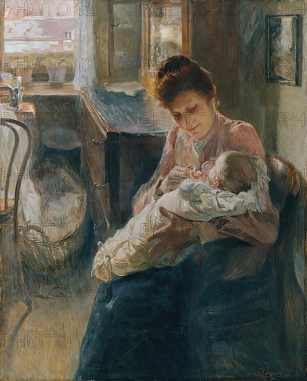 Young mother, 1907. Creator: Joseph Jungwirth.