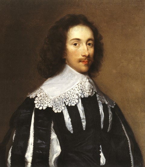 Portrait of a Young Man, 1635-1640. Creator: Cornelis Janssens van Ceulen.