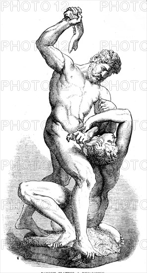 The Loan Collection, South-Kensington: Samson slaying a Philistine, 1862. Creator: Unknown.