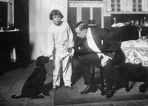 Willie Collier and son, between c1910 and c1915. Creator: Bain News Service.