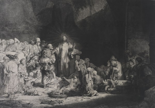 Christ healing the sick ('The hundred guilder print'), 1775. Creator: William Baillie.