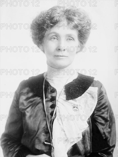 Mrs. Emmeline Pankhurst, 1912. Creator: Bain News Service.