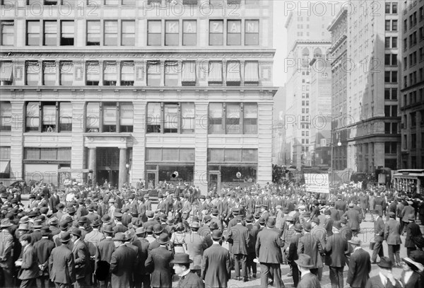 May Day Parade - Union Sq., 1913, 1913. Creator: Bain News Service.