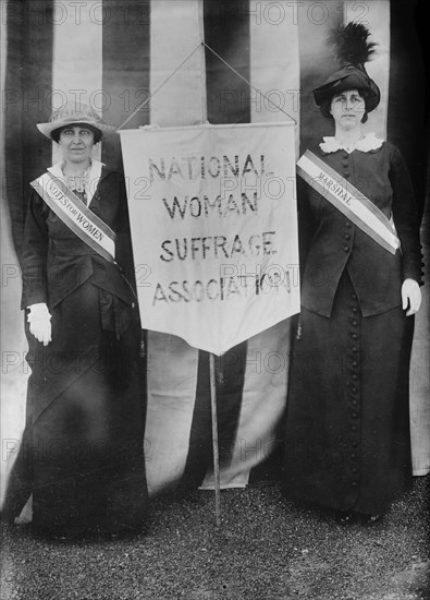 Mrs. Stanley McCormick and Mrs. Chas. Parker, between c1910 and c1915. Creator: Bain News Service.