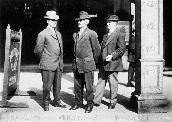 A. Entenza, W.K. Benson, and C. Wachtmeister, c1912. Creators: Bain News Service, George Graham Bain.