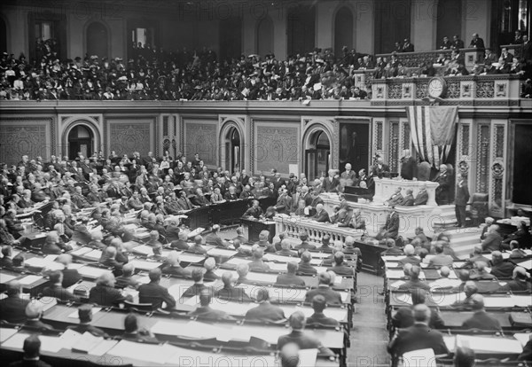 House of Reps. in Session, between c1910 and c1915. Creator: Bain News Service.