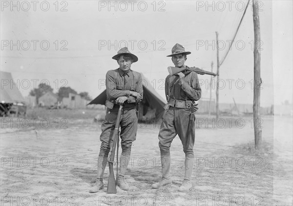 Guards - Gettysburg, 1913. Creator: Bain News Service.