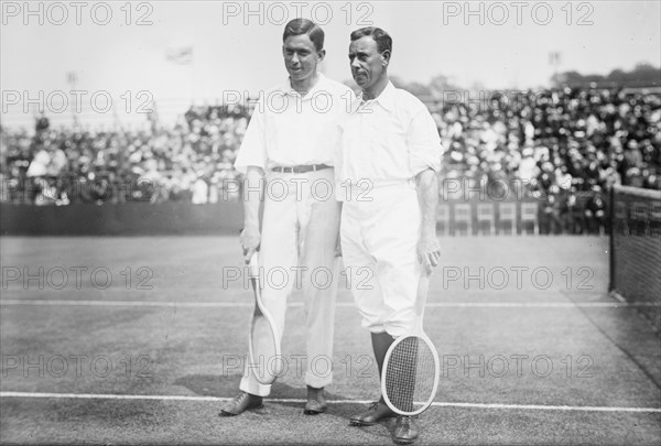 McLoughlin [and] Rice [tennis], 1913. Creator: Bain News Service.