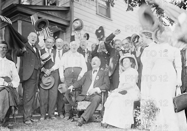 Cheering Sickles, 1913. Creator: Bain News Service.