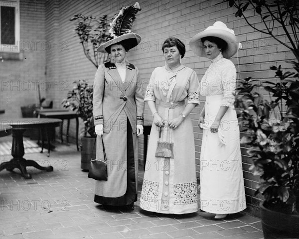 Mrs. Rob't Crain, Mrs. Norman E. Mack, Mrs. Tom Taggart, 1912. Creator: Bain News Service.