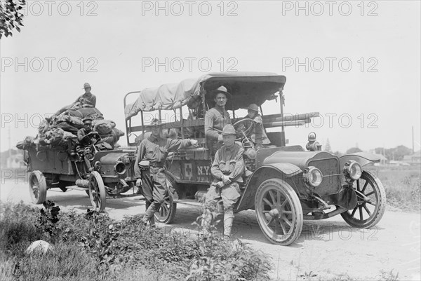 Hospital Corps, Provisional Battery, N.Y.N.G., 1913. Creator: Bain News Service.